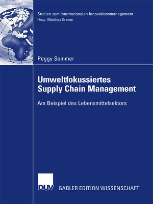 cover image of Umweltfokussiertes Supply Chain Management